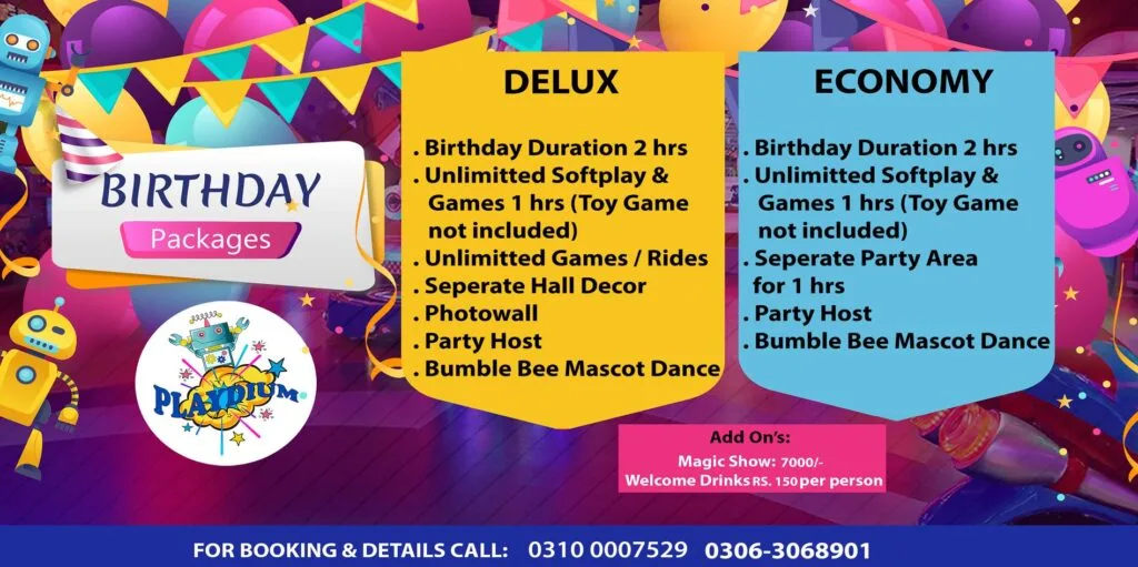 Birthday Celebration Places In Lahore,